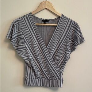 Dynamite Striped Crop Top